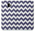 W2345 Navy Blue Shavron Zig Zag Pattern Hard Case and Leather Flip Case For Samsung Galaxy J6+ (2018), J6 Plus (2018)