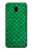 W2704 Green Fish Scale Pattern Graphic Hard Case and Leather Flip Case For Samsung Galaxy J6+ (2018), J6 Plus (2018)