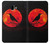 W3328 Crow Red Moon Hard Case and Leather Flip Case For Samsung Galaxy J6+ (2018), J6 Plus (2018)