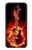 W0415 Fire Guitar Burn Hard Case and Leather Flip Case For Samsung Galaxy J4+ (2018), J4 Plus (2018)