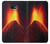 W0745 Volcano Lava Hard Case and Leather Flip Case For Samsung Galaxy J4+ (2018), J4 Plus (2018)