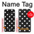 W2299 Black Polka Dots Hard Case and Leather Flip Case For LG G8 ThinQ