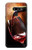 W2396 Red Wine Bottle And Glass Hard Case and Leather Flip Case For LG G8 ThinQ