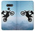 W2675 Extreme Freestyle Motocross Hard Case and Leather Flip Case For LG G8 ThinQ