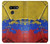 W3306 Colombia Flag Vintage Football Graphic Hard Case and Leather Flip Case For LG G8 ThinQ