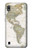 W0604 World Map Hard Case and Leather Flip Case For Samsung Galaxy A10