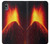 W0745 Volcano Lava Hard Case and Leather Flip Case For Samsung Galaxy A10