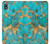 W2906 Aqua Turquoise Stone Hard Case and Leather Flip Case For Samsung Galaxy A10