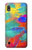 W2942 Brush Stroke Painting Hard Case and Leather Flip Case For Samsung Galaxy A10