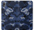 W2959 Navy Blue Camo Camouflage Hard Case and Leather Flip Case For Samsung Galaxy A10