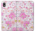 W3036 Pink Sweet Flower Flora Hard Case and Leather Flip Case For Samsung Galaxy A10