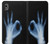 W3239 X-Ray Hand Sign OK Hard Case and Leather Flip Case For Samsung Galaxy A10