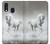 W0932 White Horse Hard Case and Leather Flip Case For Samsung Galaxy A40