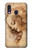 W1045 Leonardo da Vinci Woman's Head Hard Case and Leather Flip Case For Samsung Galaxy A40