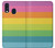 W2363 Rainbow Pattern Hard Case and Leather Flip Case For Samsung Galaxy A40