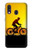 W2385 Bicycle Bike Sunset Hard Case and Leather Flip Case For Samsung Galaxy A40