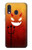 W2454 Red Cute Little Devil Cartoon Hard Case and Leather Flip Case For Samsung Galaxy A40