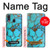 W2685 Aqua Turquoise Gemstone Graphic Printed Hard Case and Leather Flip Case For Samsung Galaxy A40