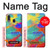 W2942 Brush Stroke Painting Hard Case and Leather Flip Case For Samsung Galaxy A40