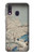 W3350 Utagawa Hiroshige Drum Bridge Yuhi Hill in Meguro Hard Case and Leather Flip Case For Samsung Galaxy A40