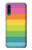 W2363 Rainbow Pattern Hard Case and Leather Flip Case For Samsung Galaxy A50