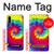 W2884 Tie Dye Swirl Color Hard Case and Leather Flip Case For Samsung Galaxy A50