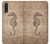 W3214 Seahorse Skeleton Fossil Hard Case and Leather Flip Case For Samsung Galaxy A50