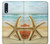 W1117 Starfish on the Beach Hard Case and Leather Flip Case For Samsung Galaxy A70