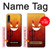 W2454 Red Cute Little Devil Cartoon Hard Case and Leather Flip Case For Samsung Galaxy A70