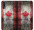 W2490 Canada Maple Leaf Flag Texture Hard Case and Leather Flip Case For Samsung Galaxy A70