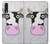 W3257 Cow Cartoon Hard Case and Leather Flip Case For Samsung Galaxy A70