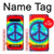 W1870 Tie Dye Peace Hard Case and Leather Flip Case For Samsung Galaxy S10 5G