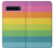 W2363 Rainbow Pattern Hard Case and Leather Flip Case For Samsung Galaxy S10 5G