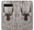 W2505 Reindeer Head Old Wood Texture Graphic Hard Case and Leather Flip Case For Samsung Galaxy S10 5G