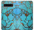 W2685 Aqua Turquoise Gemstone Graphic Printed Hard Case and Leather Flip Case For Samsung Galaxy S10 5G