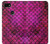 W3051 Pink Mermaid Fish Scale Hard Case and Leather Flip Case For Google Pixel 3a