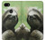 W2708 Smiling Sloth Hard Case and Leather Flip Case For Google Pixel 3a XL