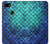 W3047 Green Mermaid Fish Scale Hard Case and Leather Flip Case For Google Pixel 3a XL