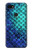 W3047 Green Mermaid Fish Scale Hard Case and Leather Flip Case For Google Pixel 3a XL