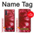 W2480 Tie Dye Red Hard Case and Leather Flip Case For Samsung Galaxy Note 10