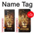 W3182 Lion Hard Case and Leather Flip Case For Samsung Galaxy Note 10