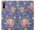 W3265 Vintage Flower Pattern Hard Case and Leather Flip Case For Samsung Galaxy Note 10