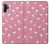 W2858 Pink Flamingo Pattern Hard Case and Leather Flip Case For Samsung Galaxy Note 10 Plus