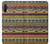 W2860 Aztec Boho Hippie Pattern Hard Case and Leather Flip Case For Samsung Galaxy Note 10 Plus