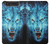 W0752 Blue Fire Grim Wolf Hard Case and Leather Flip Case For Samsung Galaxy A80