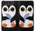 W2631 Cute Baby Penguin Hard Case and Leather Flip Case For Samsung Galaxy A80