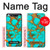 W2688 Aqua Copper Turquoise Gemstone Graphic Hard Case and Leather Flip Case For Samsung Galaxy A80