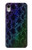 W3366 Rainbow Python Skin Graphic Print Hard Case and Leather Flip Case For iPhone XR