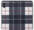 W3452 Plaid Fabric Pattern Hard Case and Leather Flip Case For iPhone X, iPhone XS