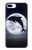 W3510 Dolphin Moon Night Hard Case and Leather Flip Case For iPhone 7 Plus, iPhone 8 Plus